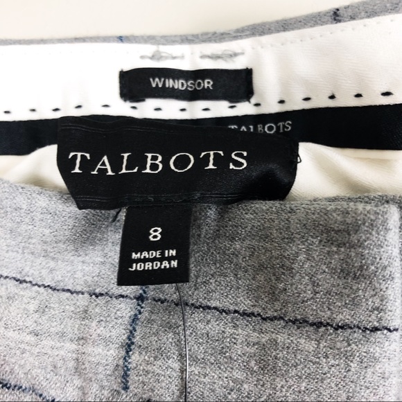 NWT Talbots Luxe Italian Flannel Windsor Pant US 8 - Picture 4 of 7